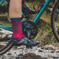 7mesh – Cycling Socks – Fading Light Sock – Red/Blue