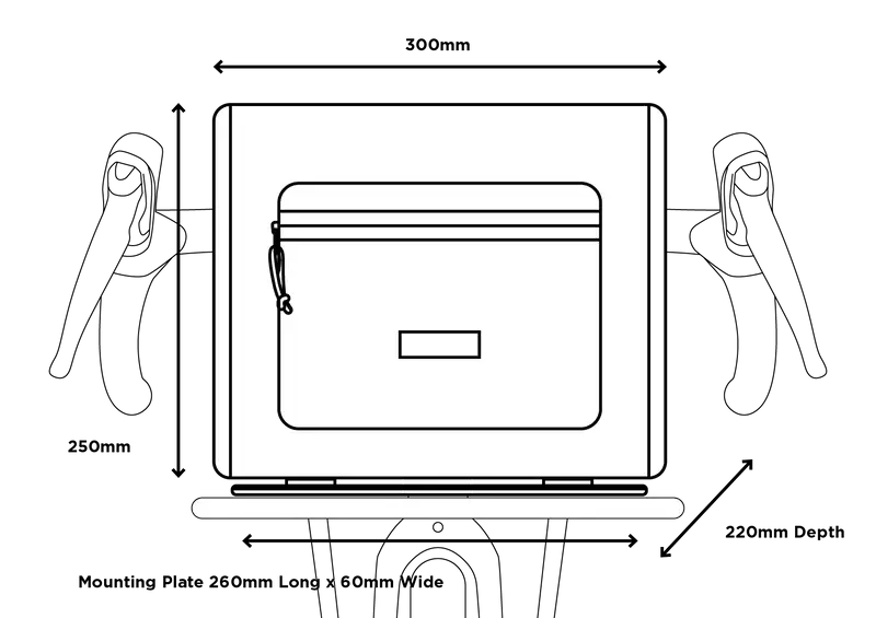Parcel holder bag – Rando Bag – Large